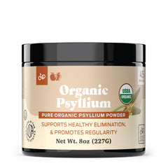 Complete Natural Psyllium Husk Powder bottle front view demonstrates daily fiber support.
