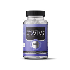Complete Nutrition CTS360 Vive bottle with clear label for daily use.
