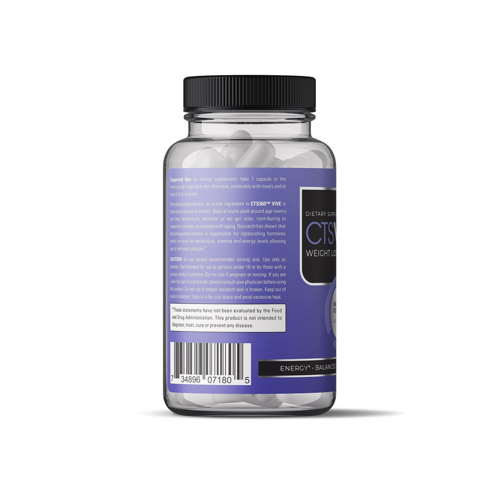 Complete Nutrition CTS360 Vive bottle in-use scene suggesting daily routines.