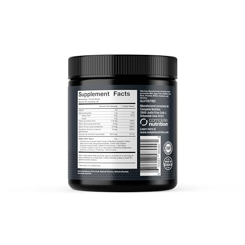 Complete Nutrition Prime Drive Energy strawberry-melon mixed in shaker, delivers refreshing flavor and sustained energy.