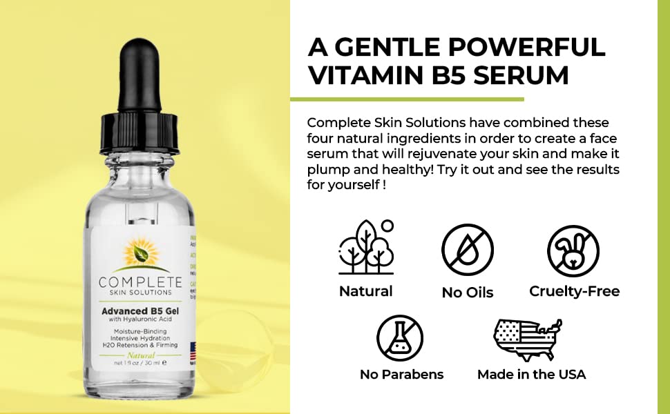 Complete Skin Solutions Advanced B5 Gel suitable for sensitive skin types