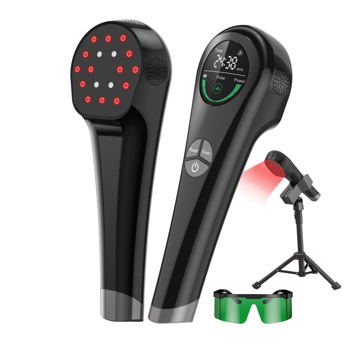 COMSYNC handheld red light therapy device for portable home use