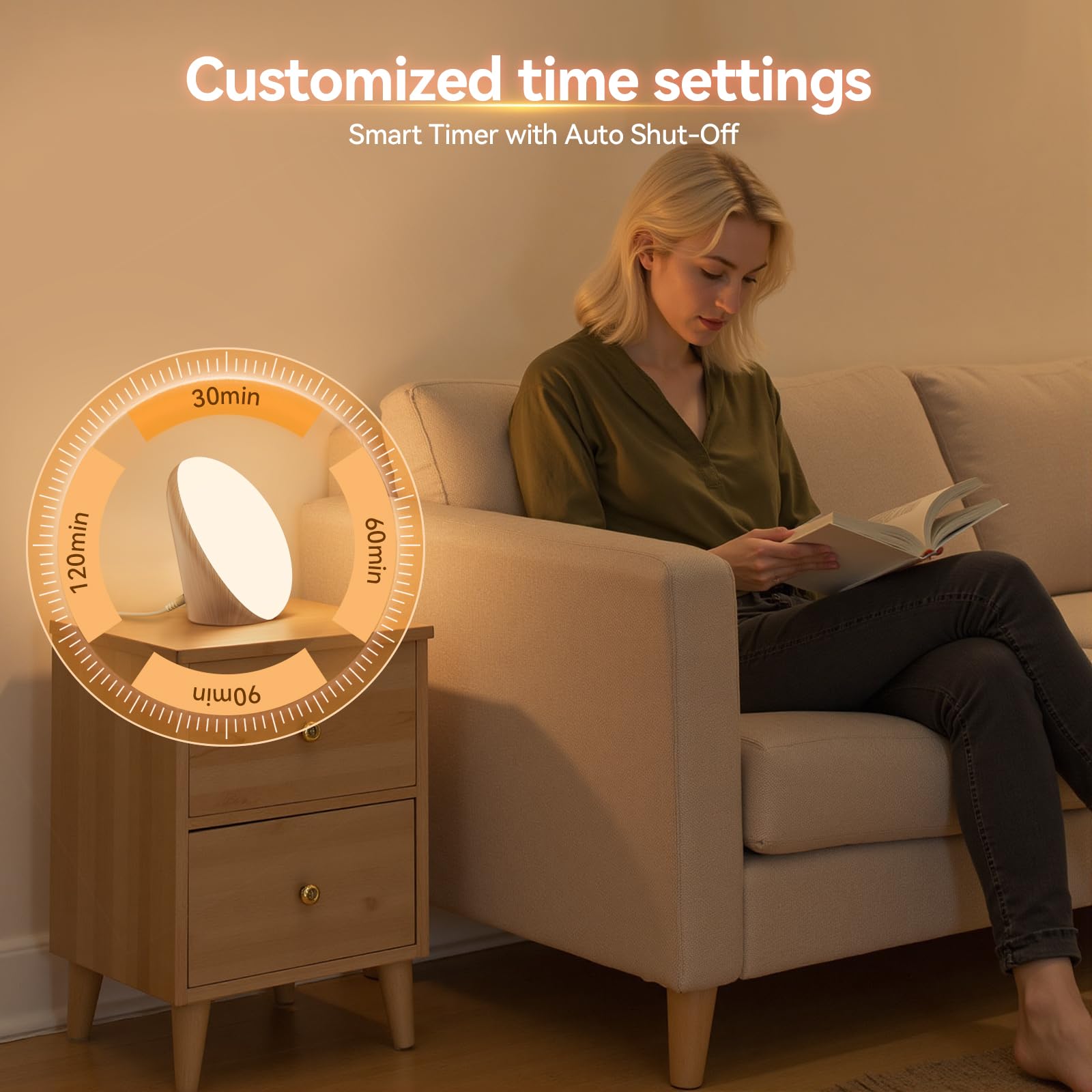 COMSYNC smart touch panel for quick light adjustments and presets