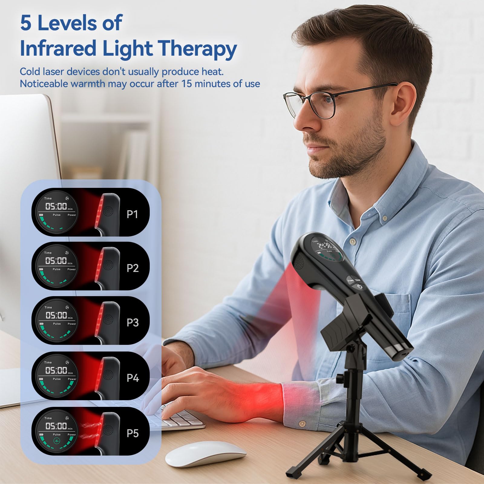 COMSYNC stand accessory enabling hands-free sessions