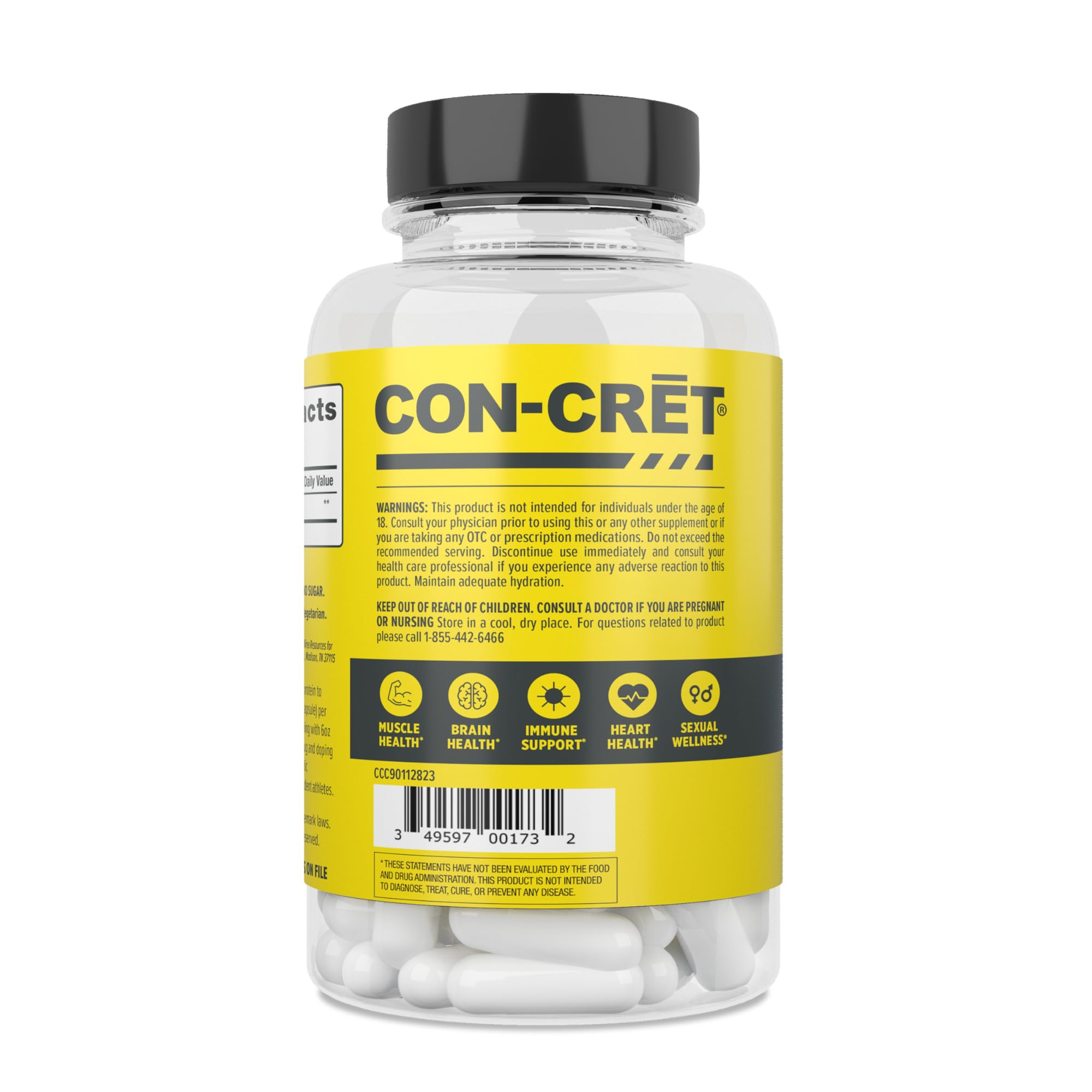 Supplements stack with CON-CRET for cognitive and physical support