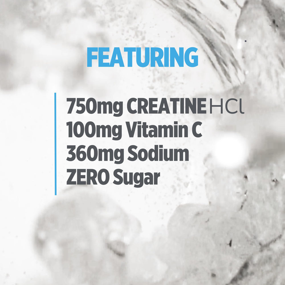 Electrolyte icons highlight minerals like sodium and potassium for hydration support.