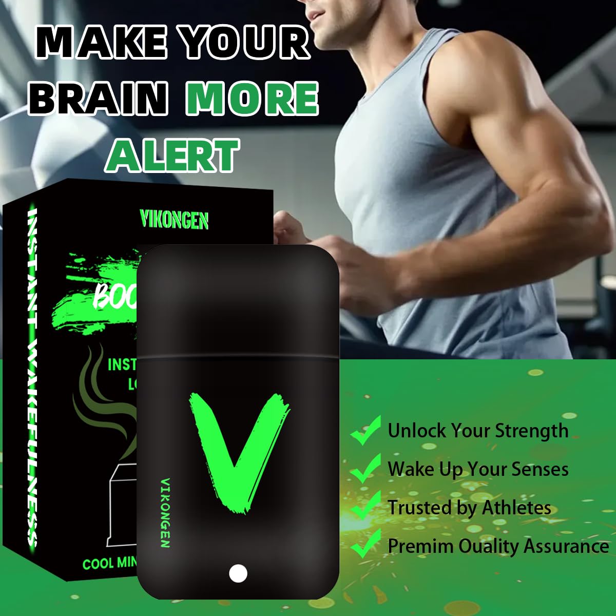 Concentrated Potent Salts Wake Up hockey player supports quick focus during drills