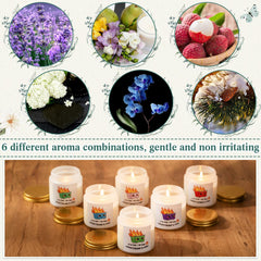 Conelist candle jar close-up Bluebell and Lavender showcasing calming scent profile