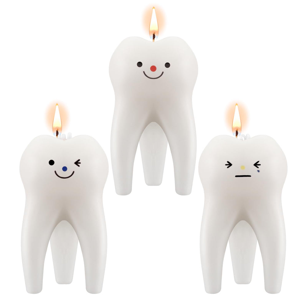 Conelist gift-worthy tooth candle for dentists and dental enthusiasts.
