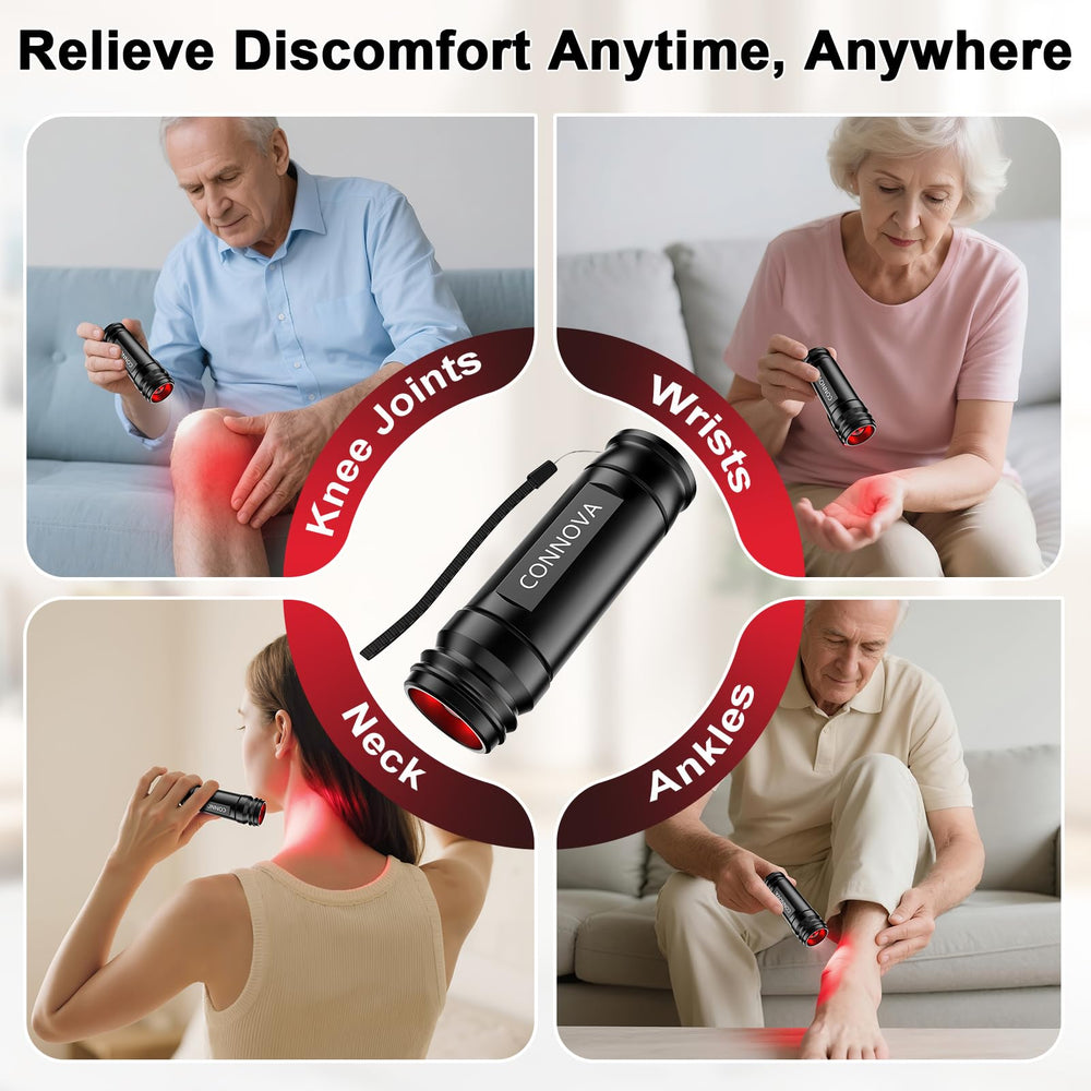 Connova infrared flashlight portable travel design fits bags for on the go relief