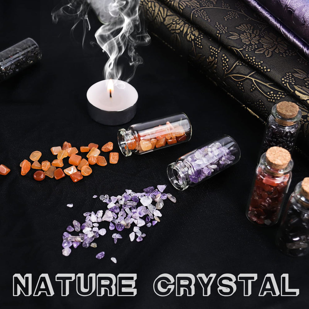 Consine Witchcraft chakra stones assortment supports focus during meditation.