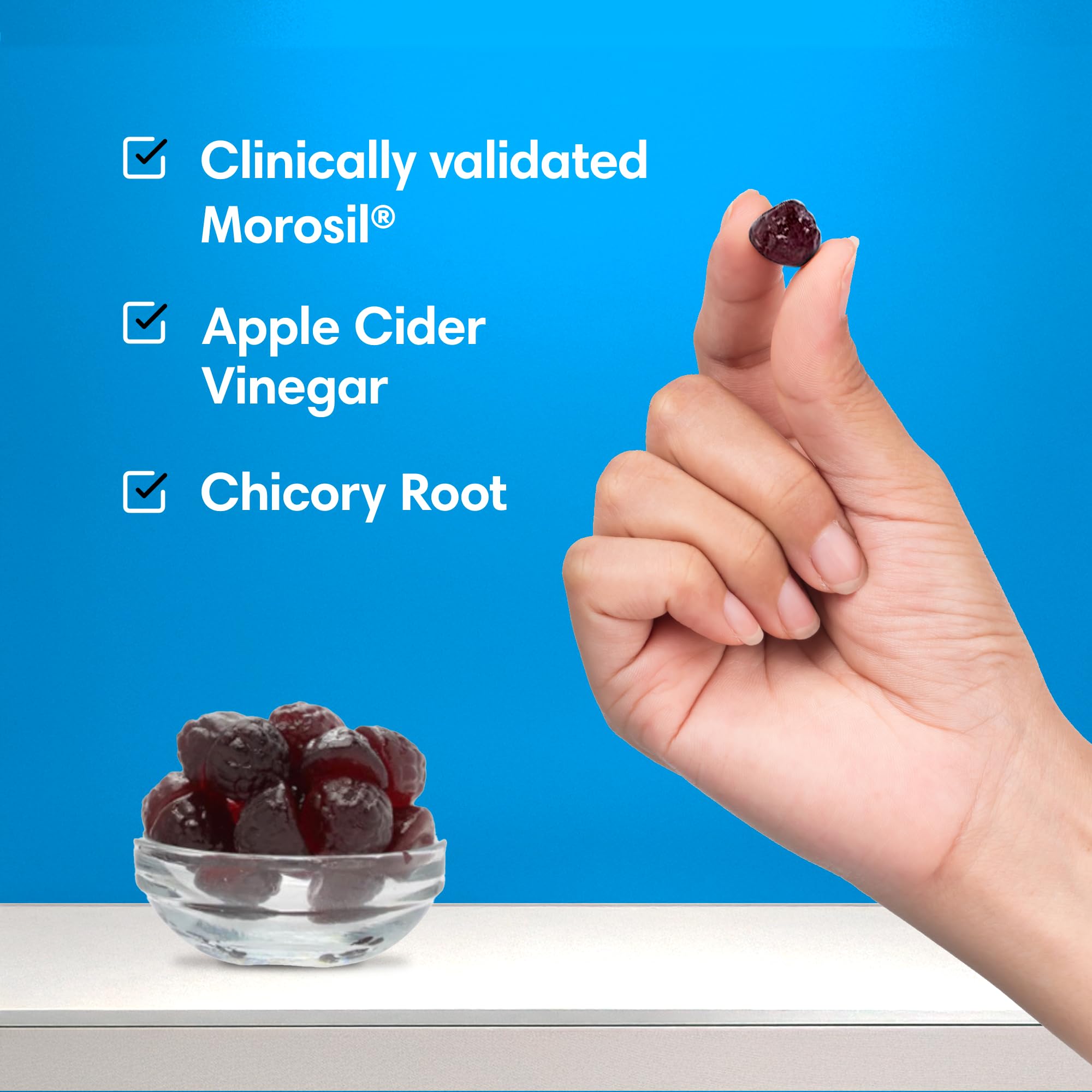 Morosil Apple Cider Vinegar blend illustration with Sicilian Blood Orange extract