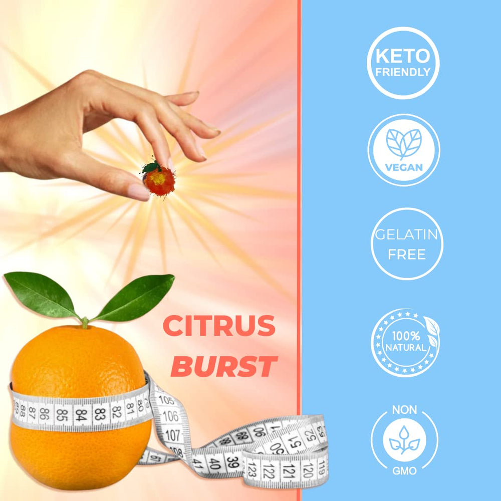 Back-of-pack nutrition panel highlights 900 mg ACV and Morosil per serving