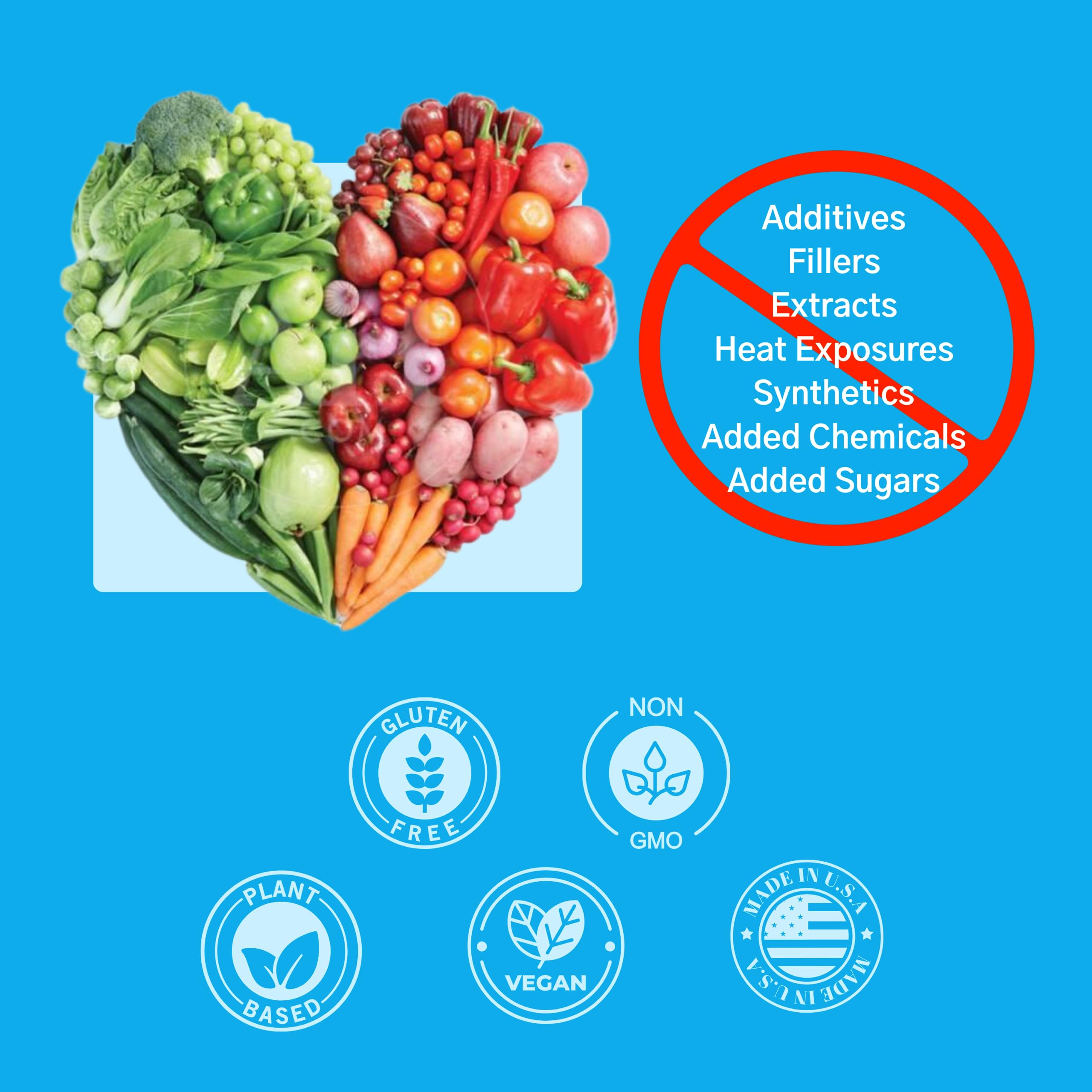 Consult Health Nature's Treasure Mega Vegetables+ label detail emphasizing vegan nutrition.