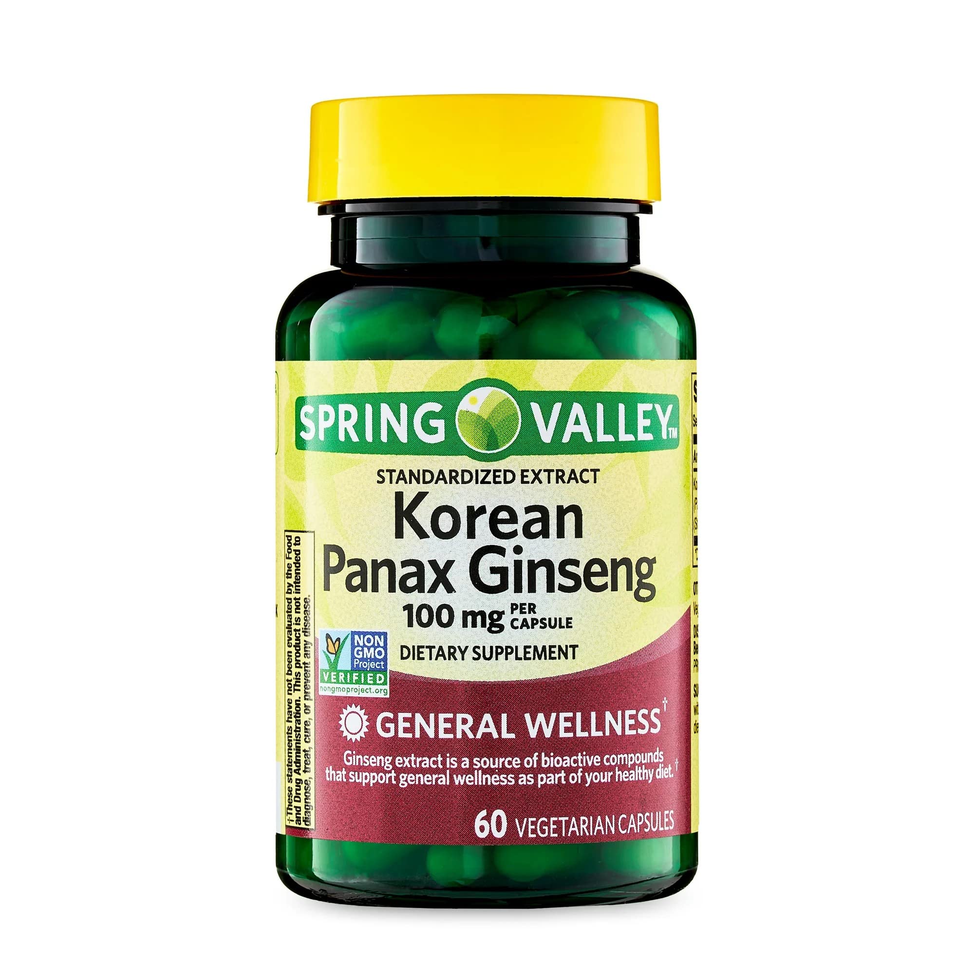 Convergence Korean Panax Ginseng bottle front for daily vitality