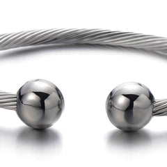 COOLSTEELANDBEYOND gold magnetic bracelet polished finish for formal wear