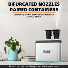 CoolSub aroma diffuser blue light ambience enhancing mood in a room