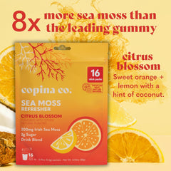 Coconut water infusion and sea moss for natural electrolyte hydration