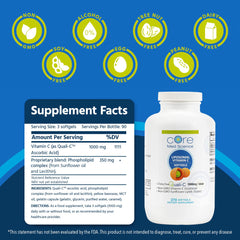 Core Med Science liposomal technology diagram illustrates enhanced nutrient delivery.
