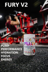 Core Nutritionals Fury V2 scoop in hand promises convenient dosing for workouts