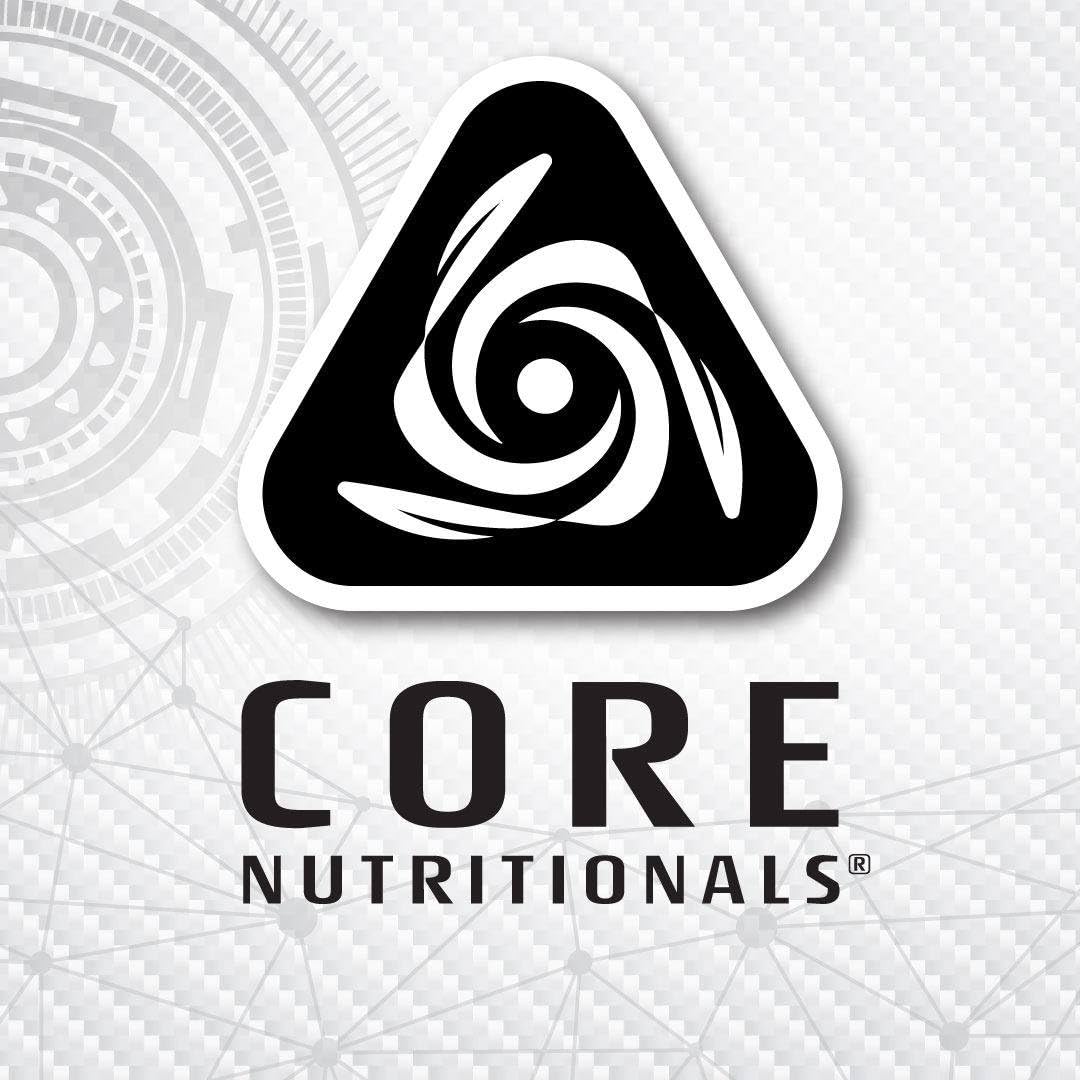 Core Nutritionals Iso Whey pouring from shaker emphasizes quick hydration.
