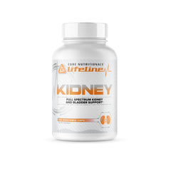 Core Nutritionals Lifeline Kidney Supplement bottle supporting urinary health and daily wellness.
