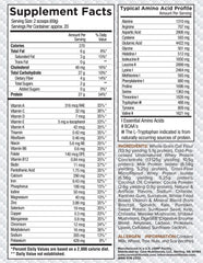 Core Nutritionals MRP mix in a tub highlighting high-protein, oat-based carbs.