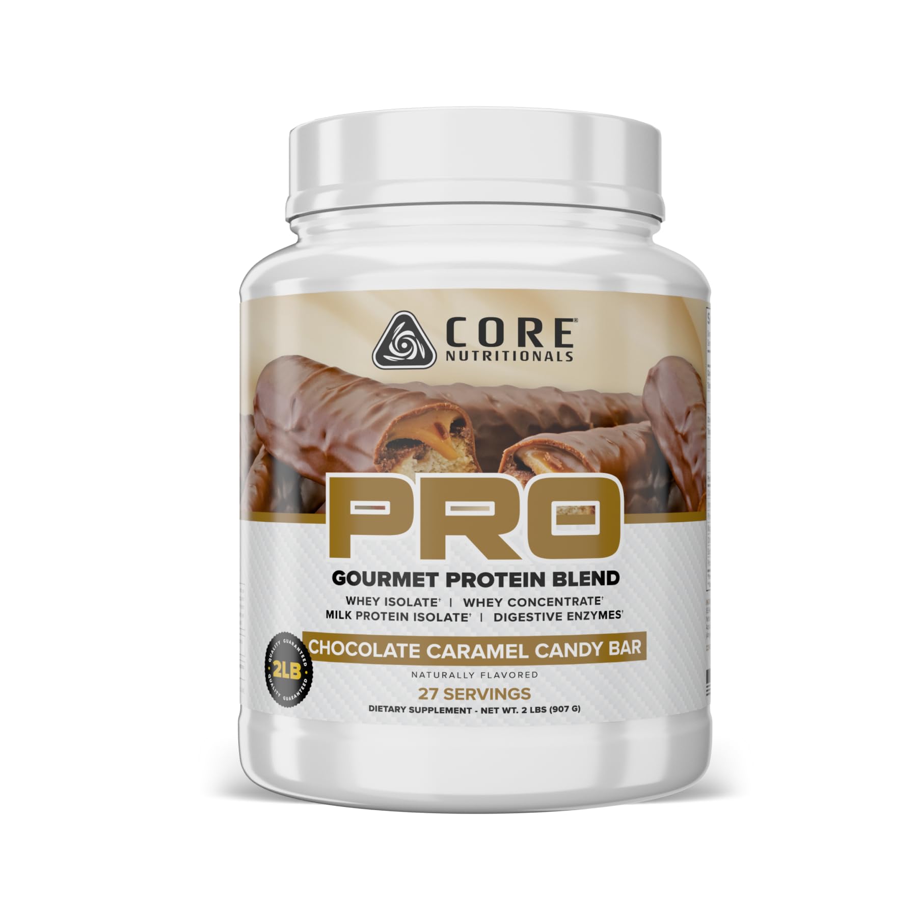 Core Nutritionals Pro Sustained Release Whey packaging highlights complete protein blend