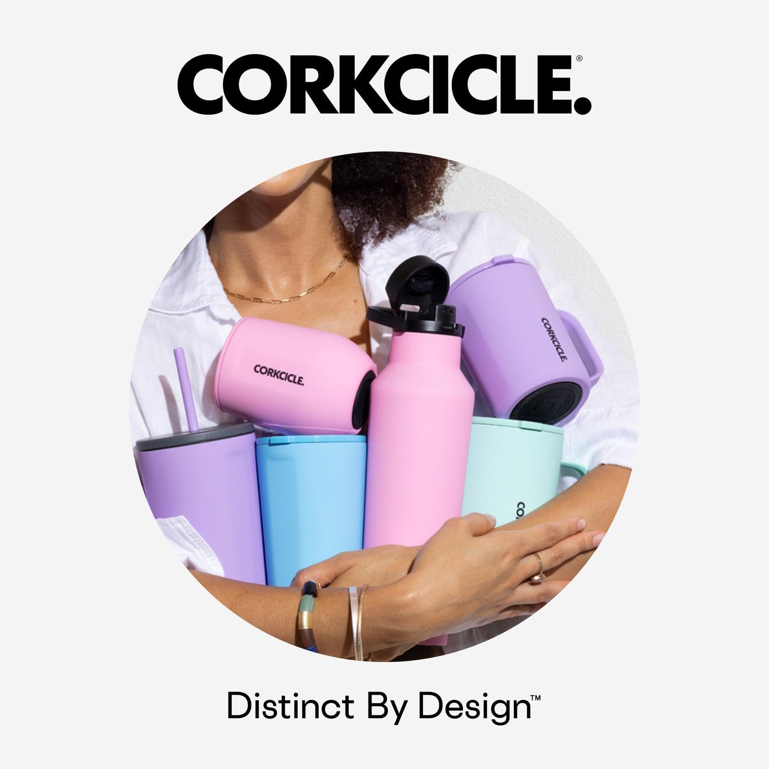 Corkcicle Protein Shaker nonslip silicone bottom for stable use