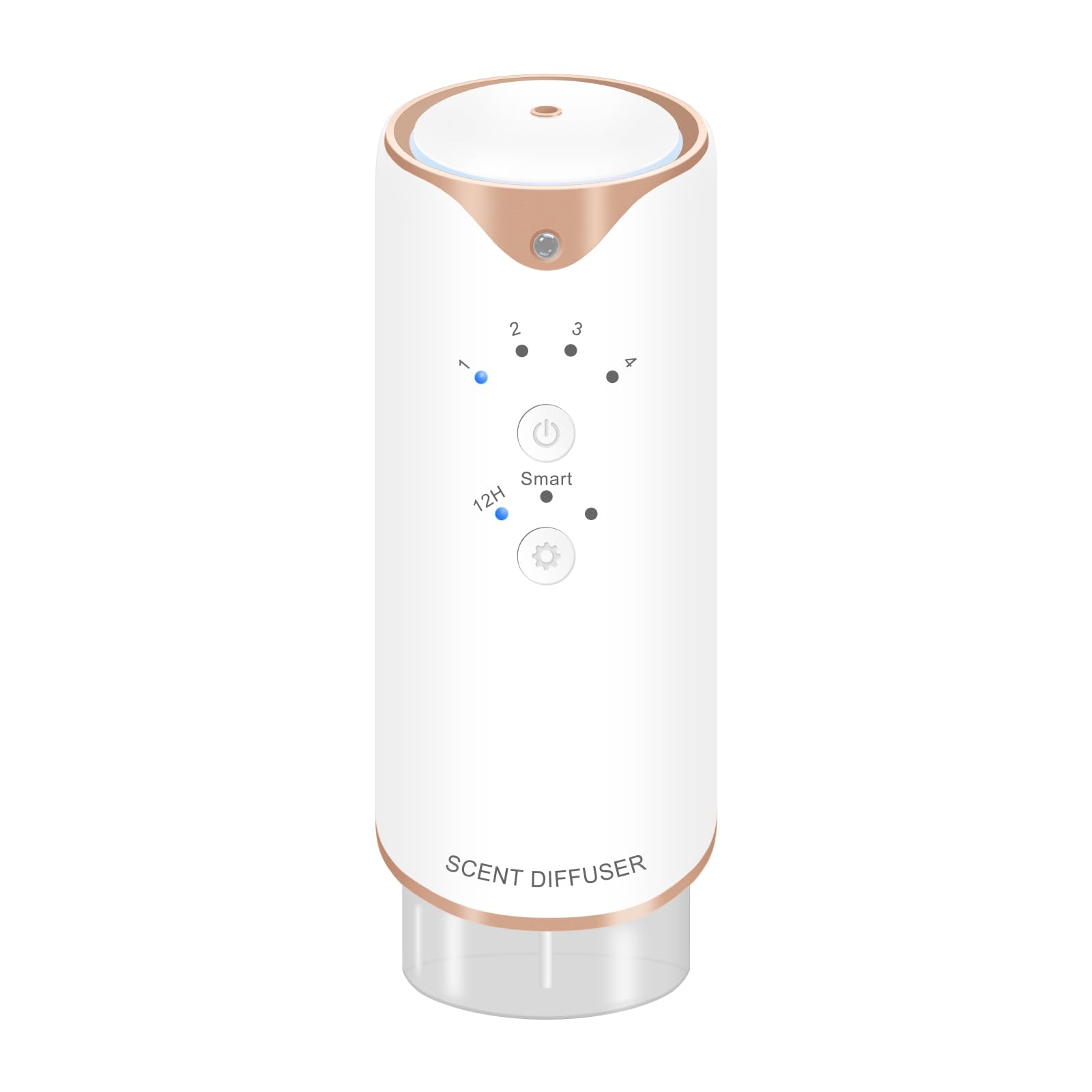 Corotue plug-in diffuser mounted on a wall outlet for cozy living room aroma.