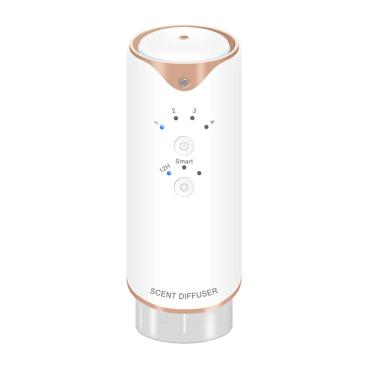 Corotue plug-in diffuser mounted on a wall outlet for cozy living room aroma.