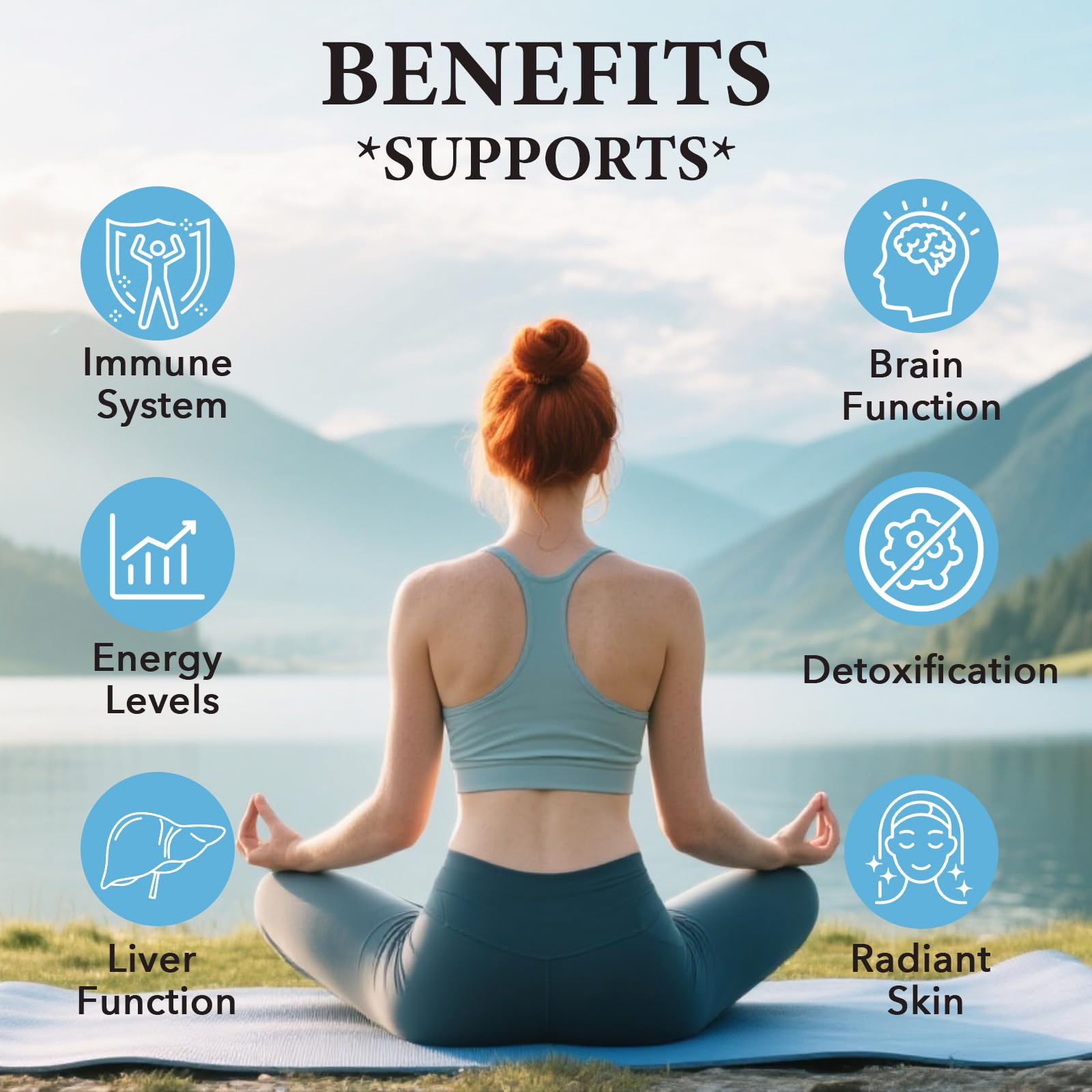 CORPORALIGHT Liposomal Glutathione Softgels lifestyle shot with water supports daily routines.