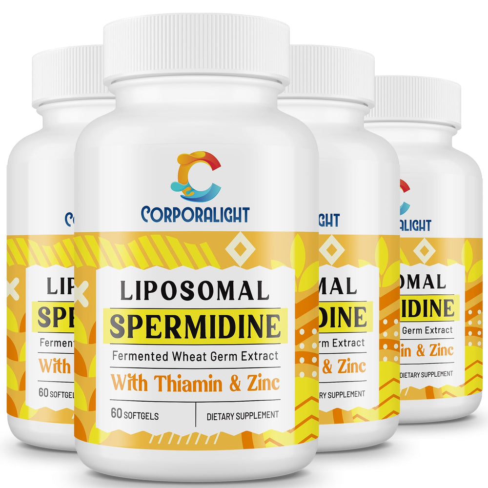 CORPORALIGHT 30mg spermidine softgel bottle for daily cellular support.