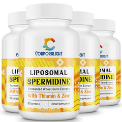 CORPORALIGHT 30mg spermidine softgel bottle for daily cellular support.