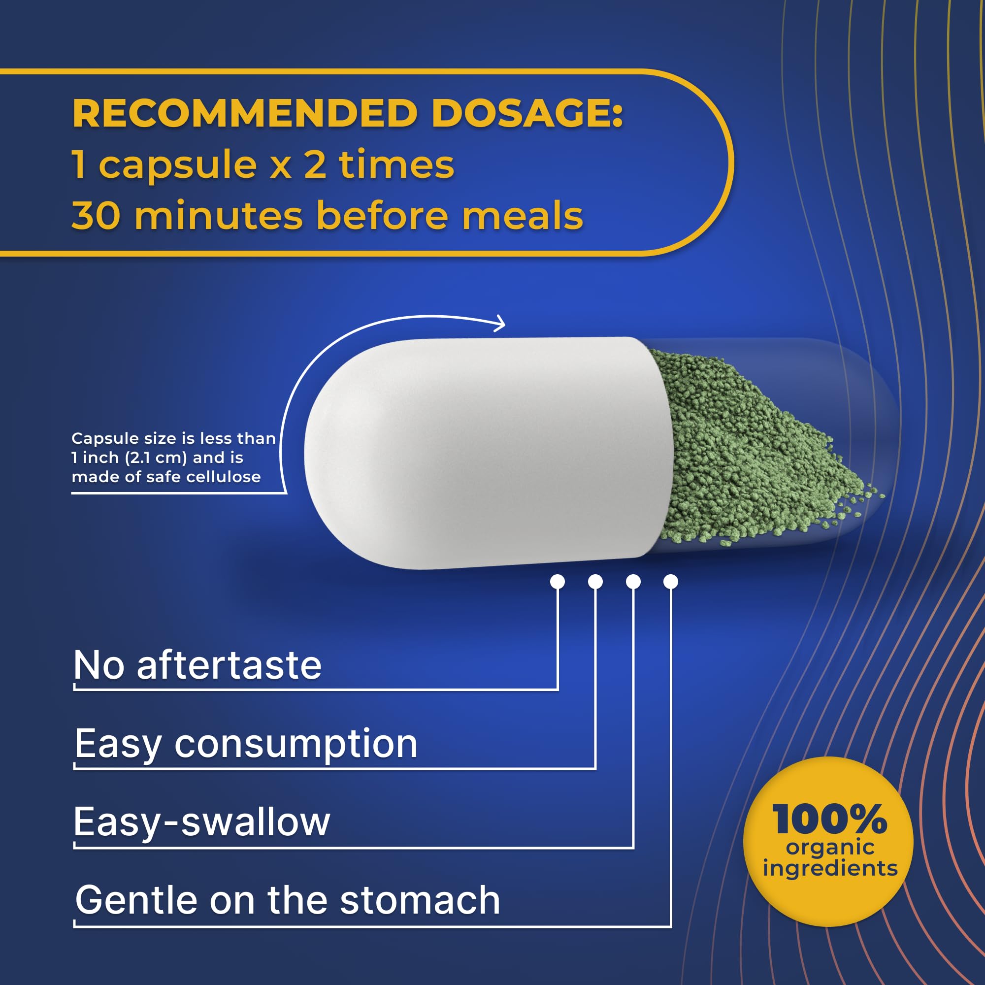 Corsa365 chamomile flower conveys gentle digestive comfort within the formula.