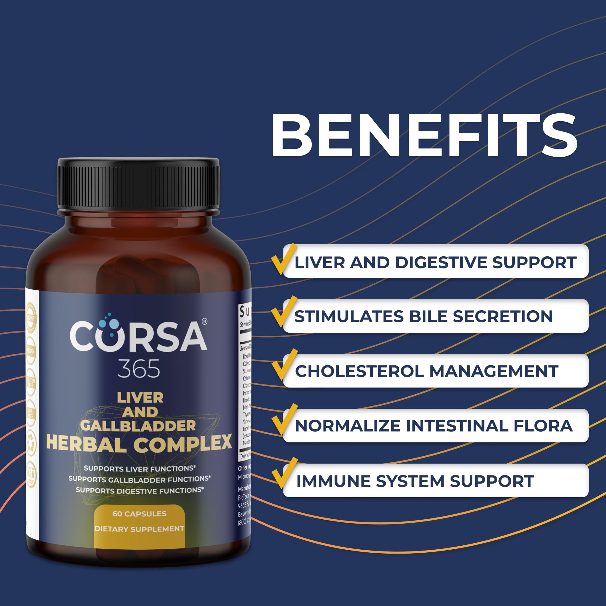 Corsa365 rosehips highlight natural antioxidants supporting bilirubin balance.