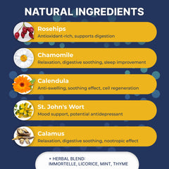 Corsa365 St. John's Wort herb suggests calming balance in the blend.