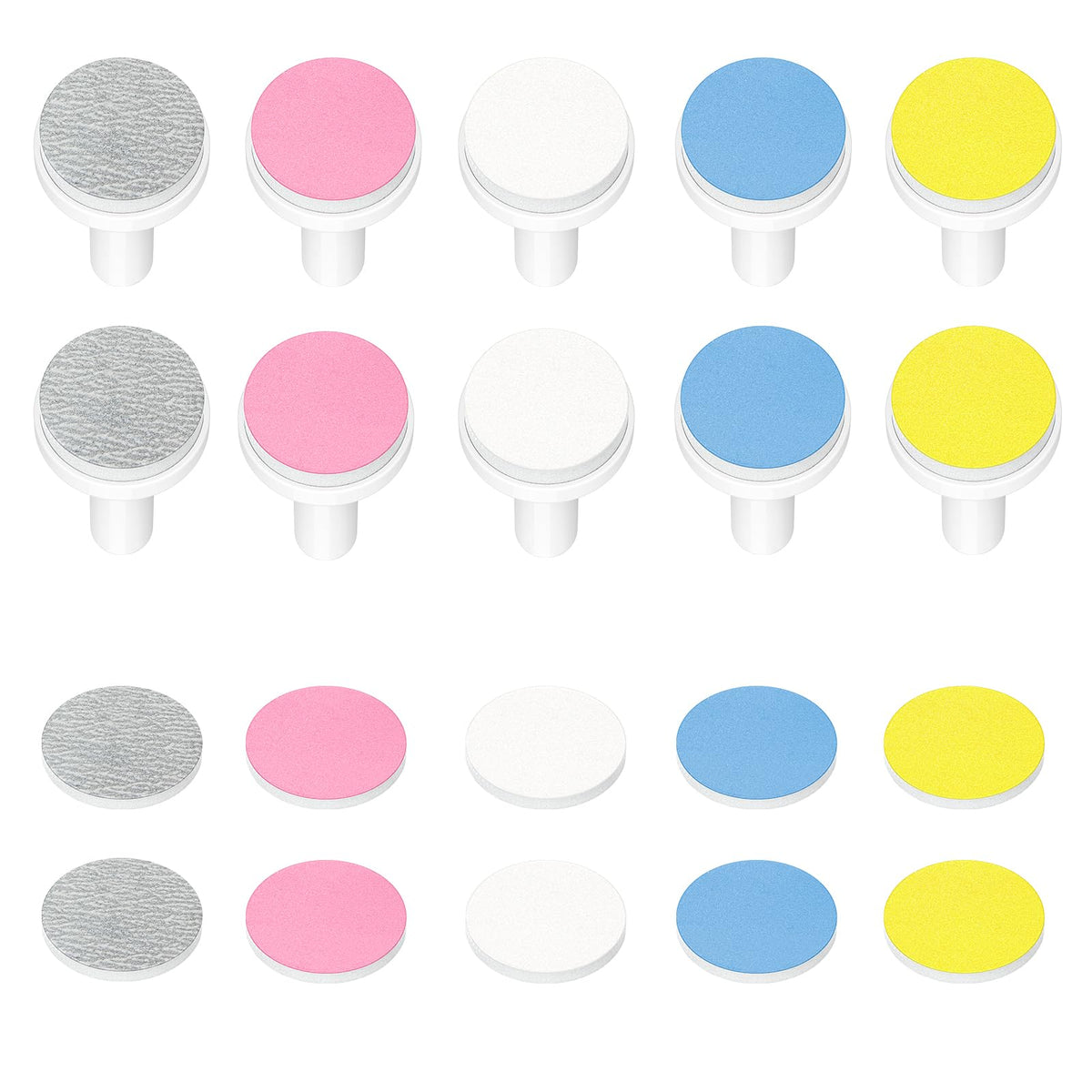 COSLUS C50 replacement pads front view for easy newborn nail care