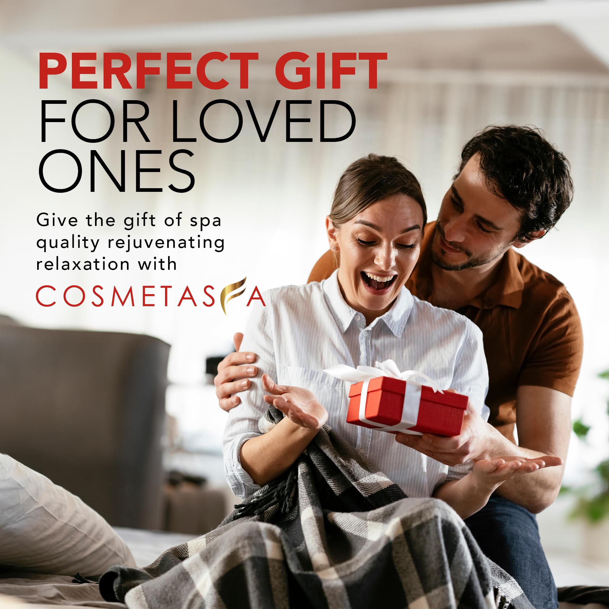 Cosmetasa easy-apply bottle and pump, ideal for a refreshing self-care ritual.