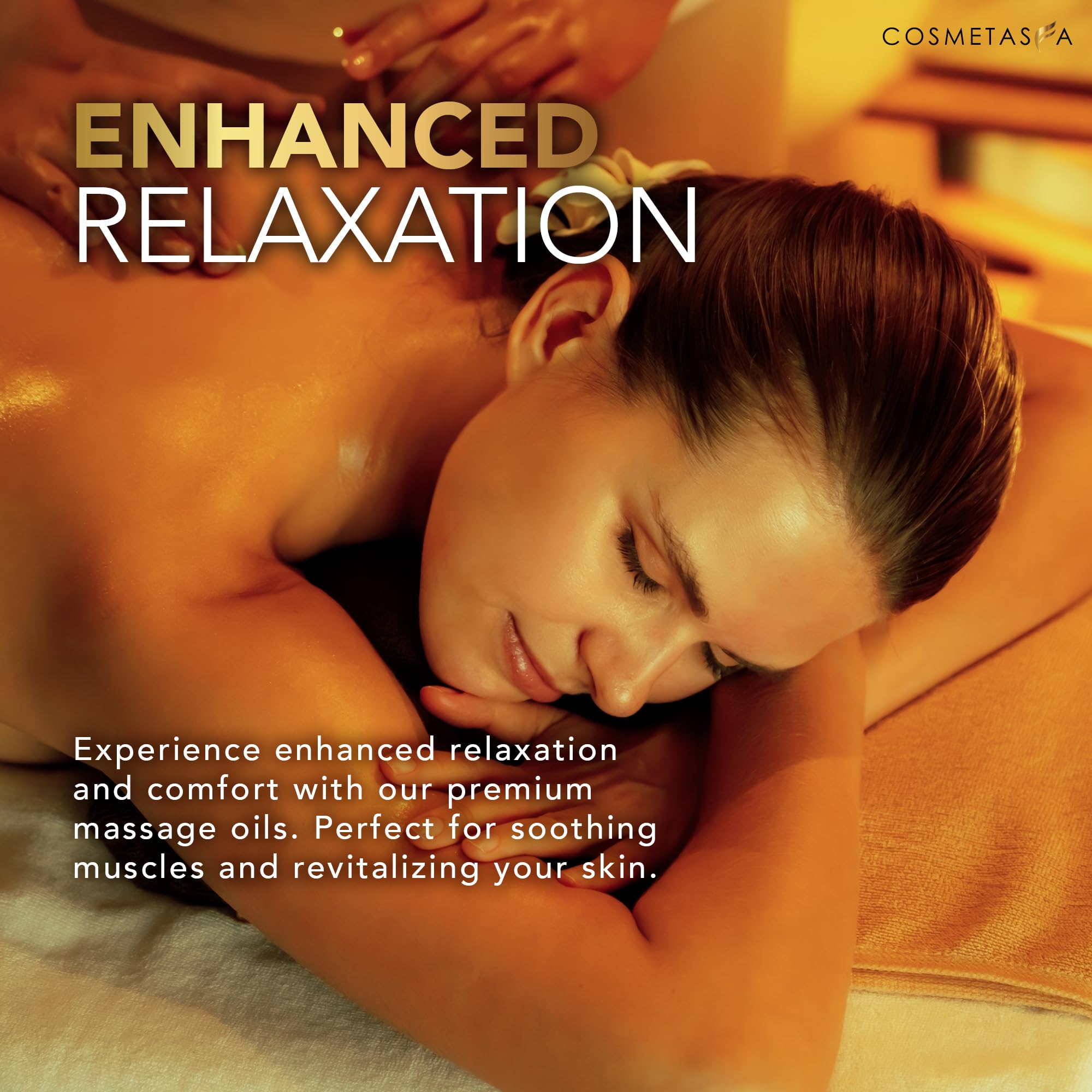 Cosmetasa hot stones set providing warm, soothing massage sessions.