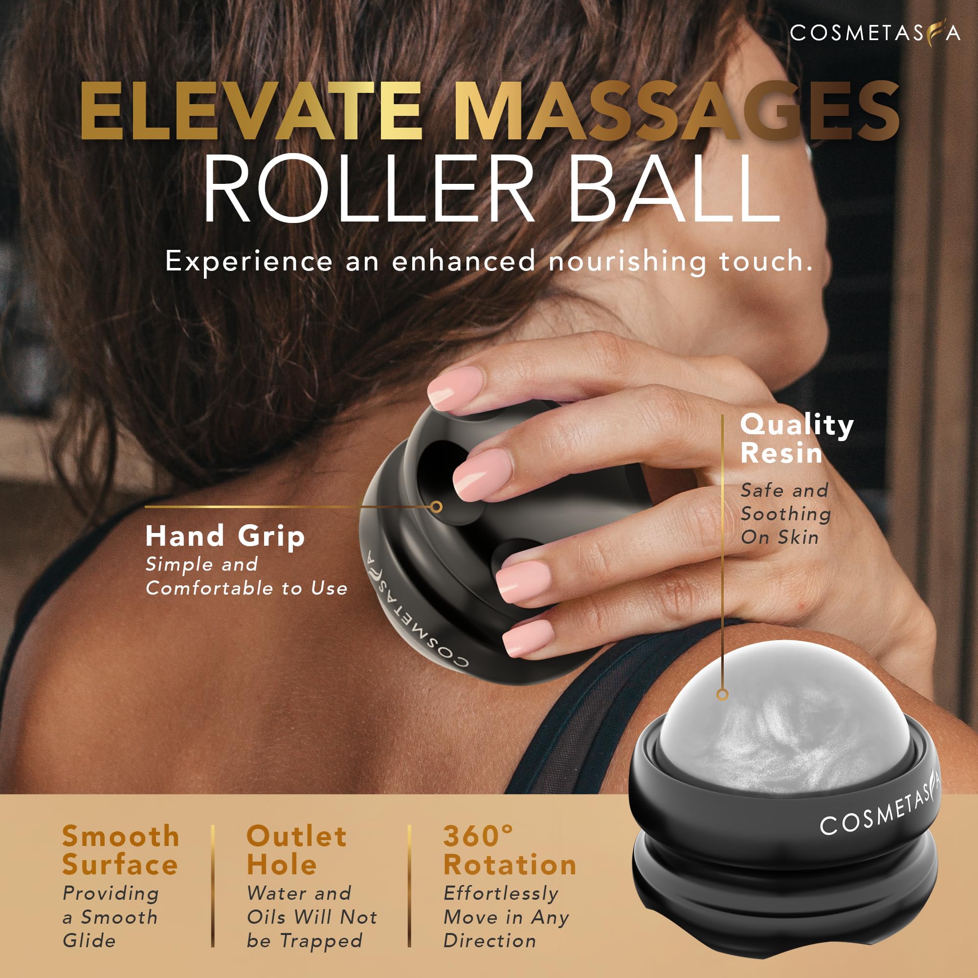 Cosmetasa lavender-chamomile blend offers spa-like calm during massage sessions.