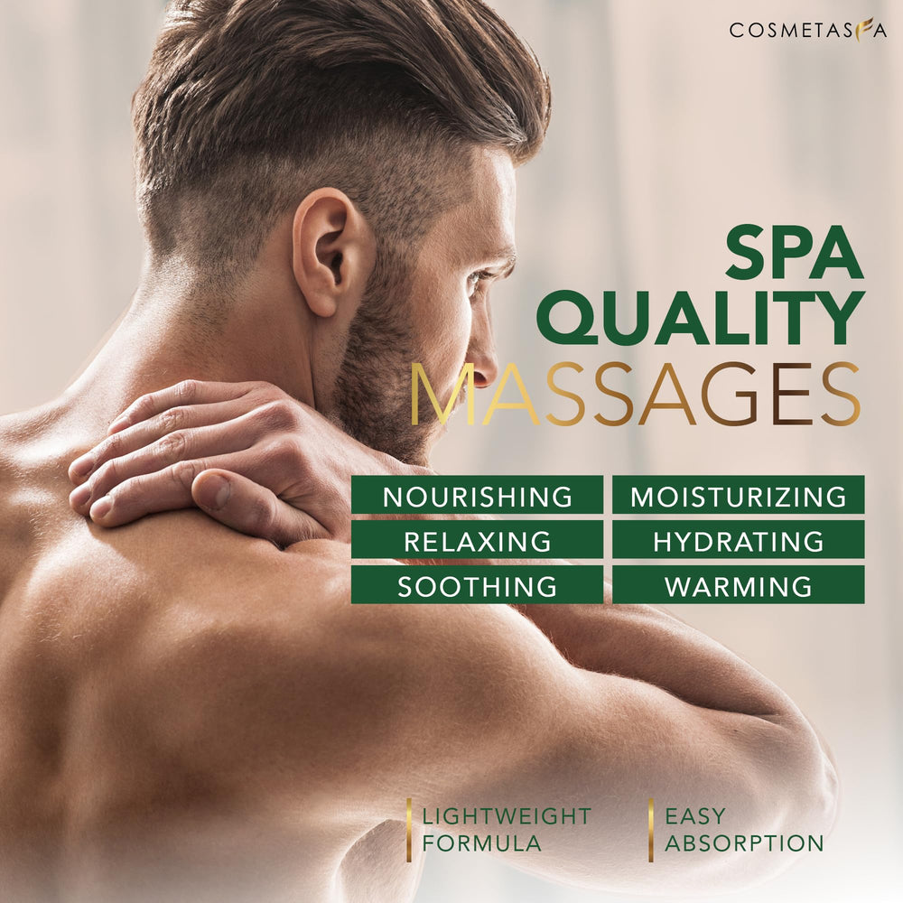 Cosmetasa massage oil with chamomile and lavender aromatics