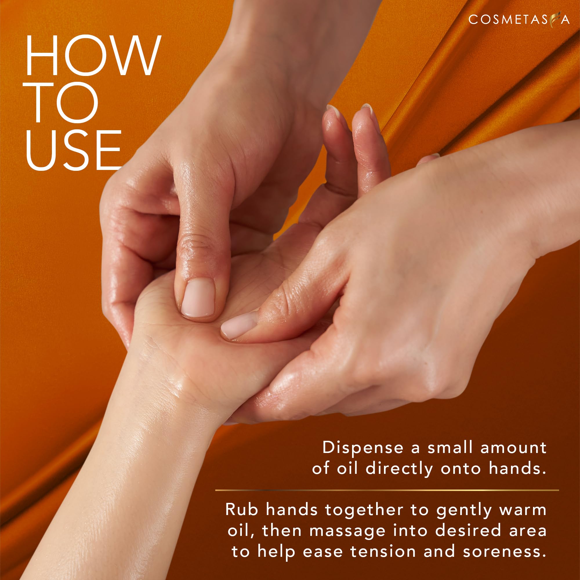 Cosmetasa spa-like home massage setup conveying calming rituals and routine pampering.