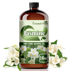 CosmicVeil Jasmine 16oz bottle for diffusers delivering a fresh floral aroma.