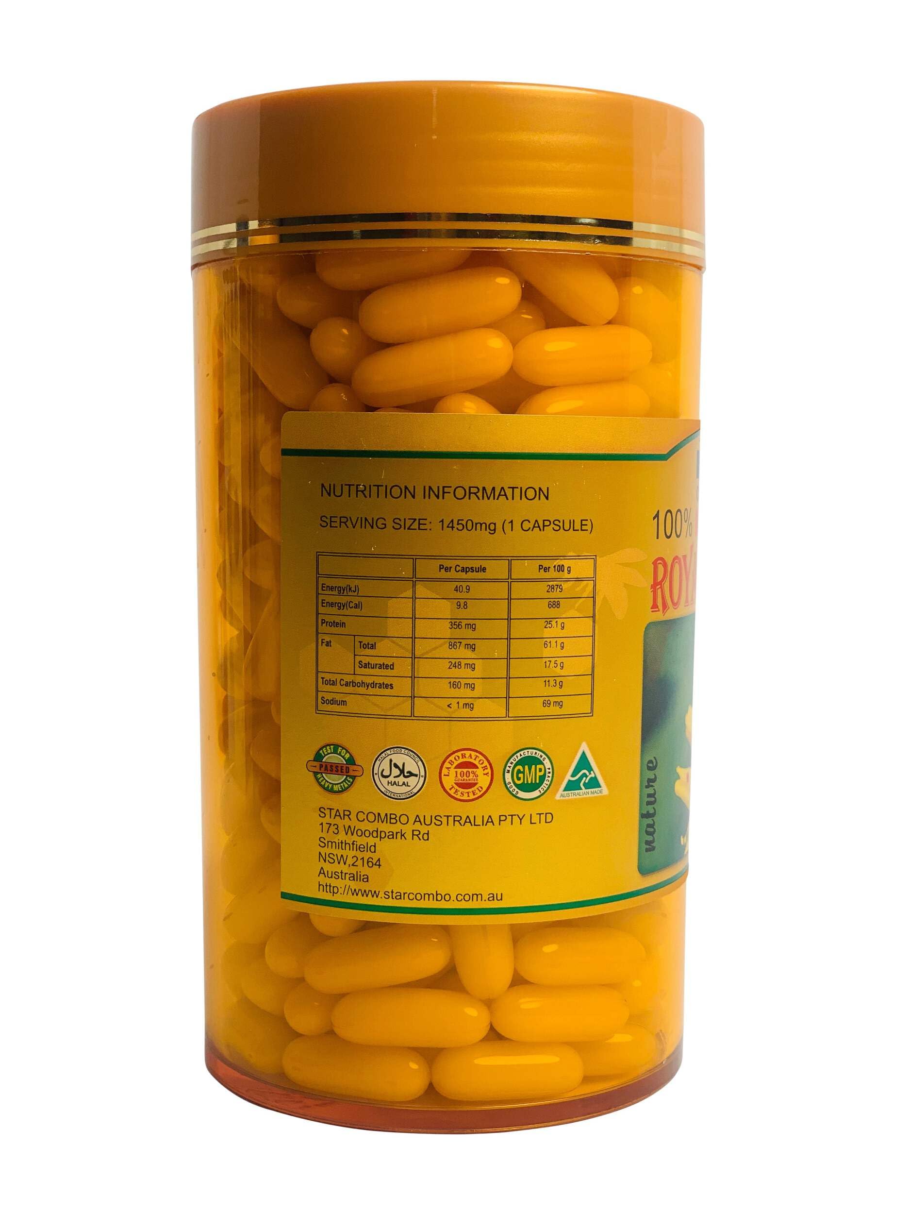 Costar Royal Jelly capsules blister pack ready for daily use and vitality.