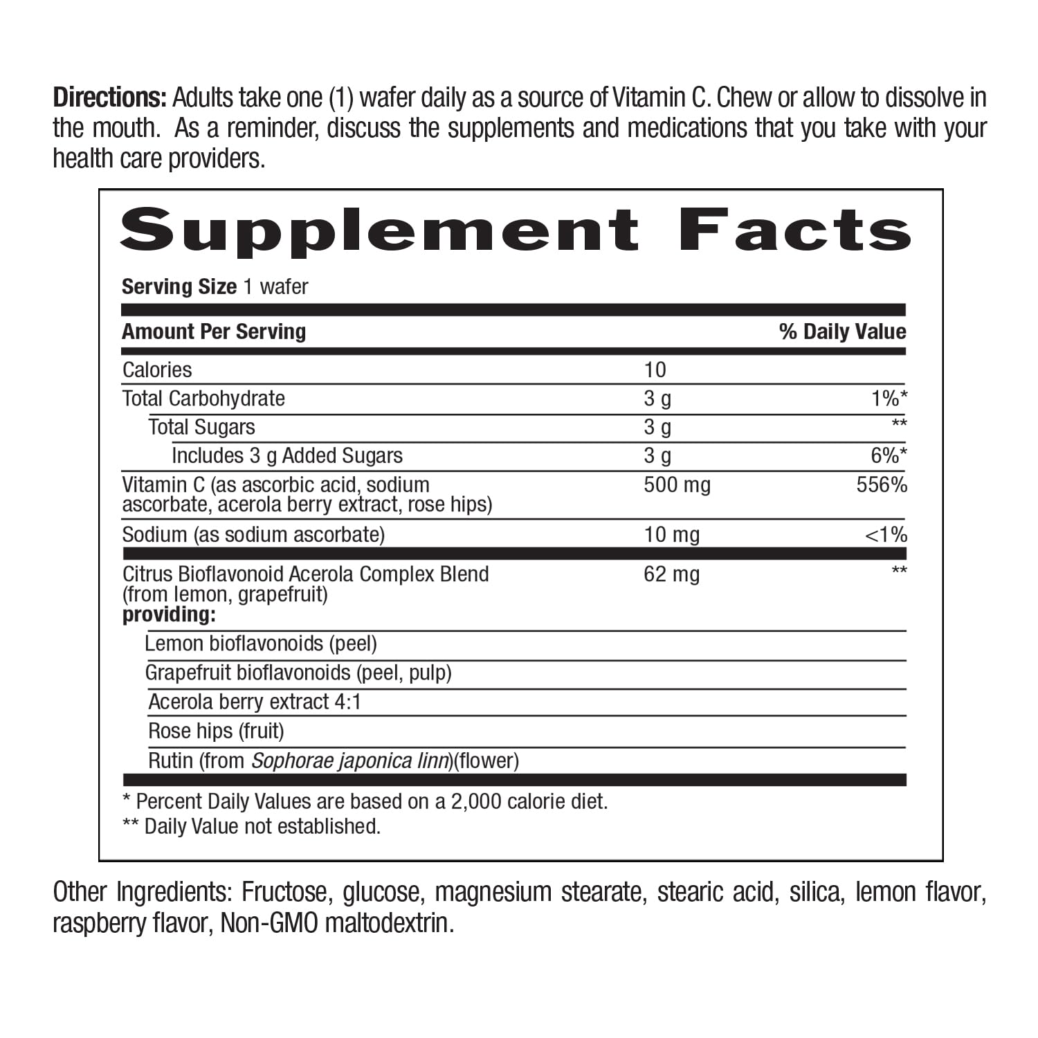 Country Life Acerola Vitamin C label highlights gluten free and vegan certifications for trust
