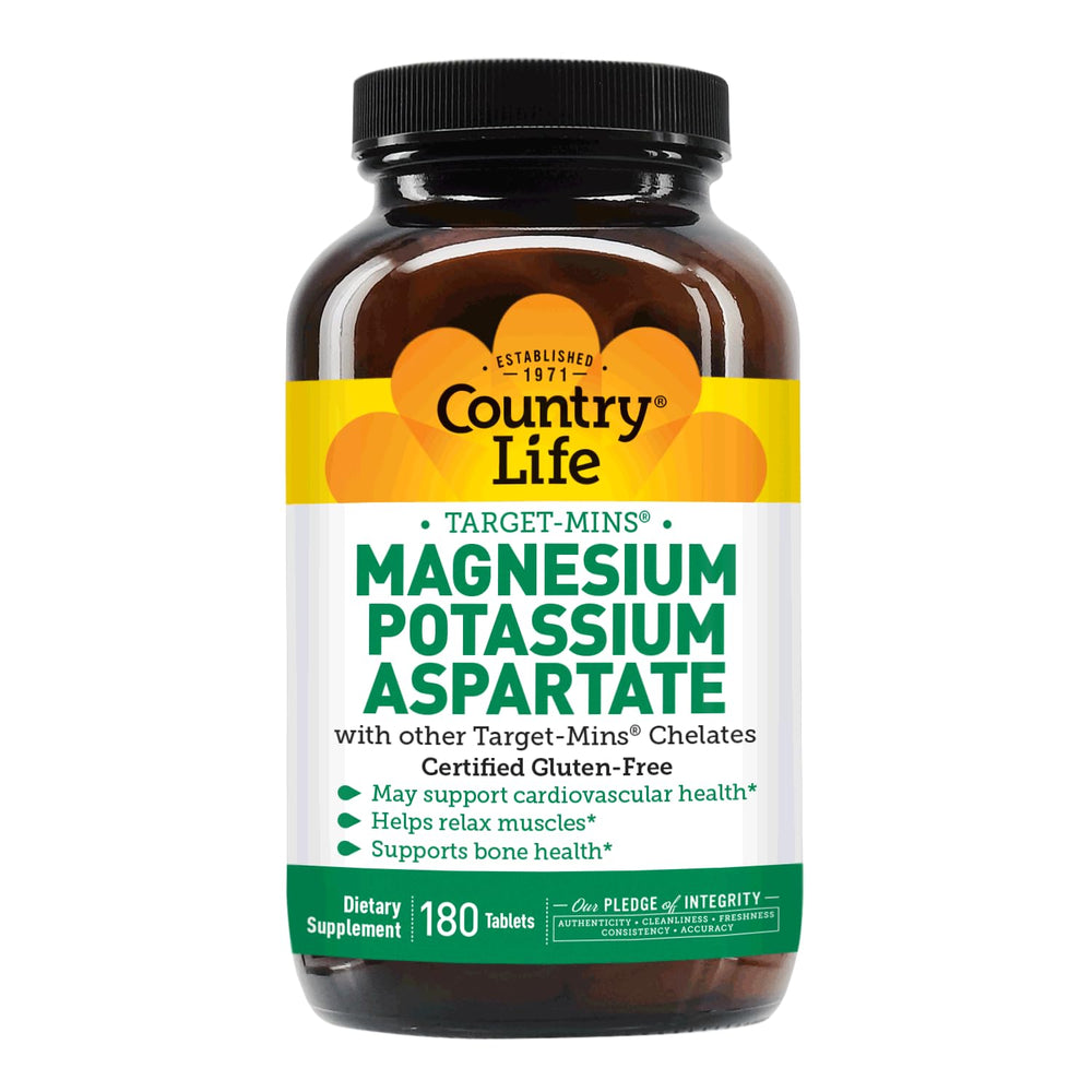 Country Life bone-health-capsules on counter; supports strong bones.