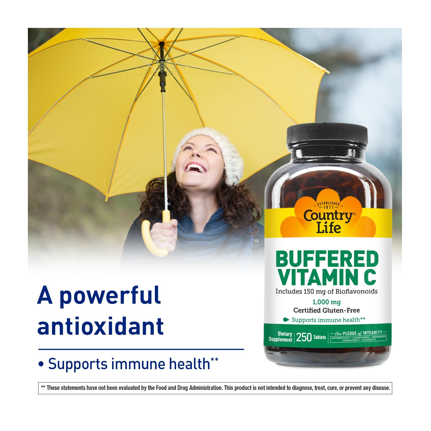 Country Life Calcium-Magnesium-Potassium buffering supports pH balance and smoother digestion