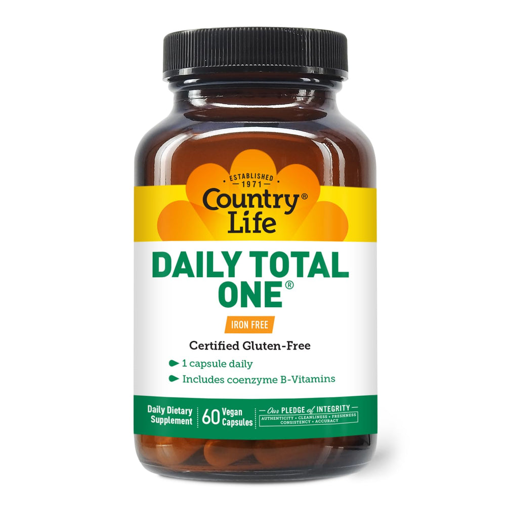 Country Life Daily Total One coenzyme B vitamins image highlights energy support.