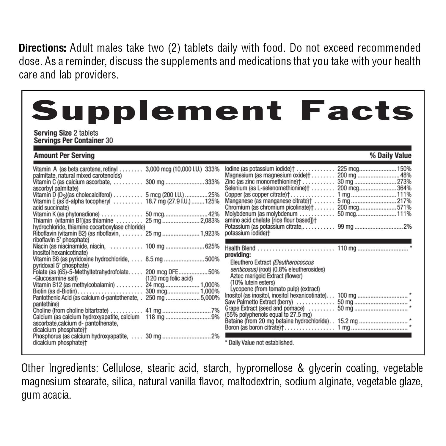 Country Life Max for Men vegetarian icon signals plant-based nutrient support